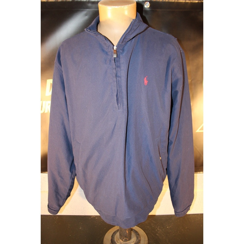 Polo Golf Ralph Lauren Quarter Zip Polyester Pullover Size Small